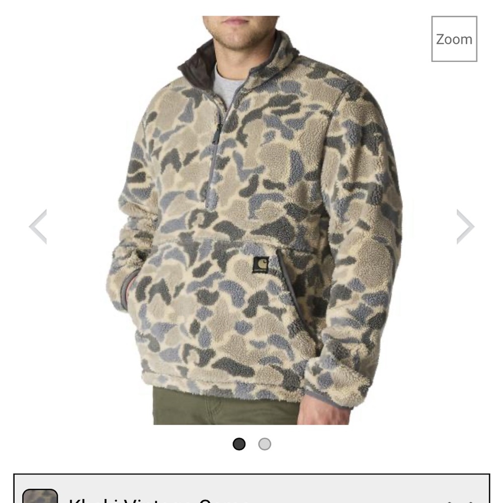 Carhartt Men's Camouflage Sherpa Jacket